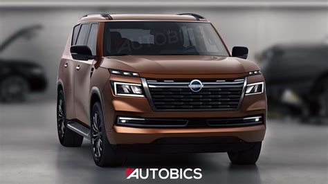 Rendering of the Next-Gen 2025 Nissan Armada