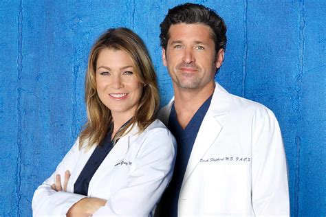 Patrick Dempsey reunites with Ellen Pompeo and reveals new hair