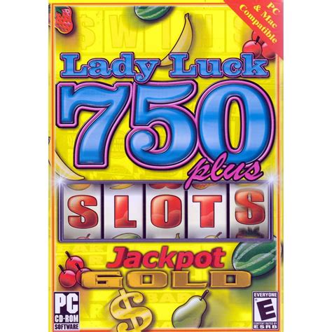 Lady Luck 750 Plus Slots Jackpot Gold PC CDRom ~ Over 750 Slot ...