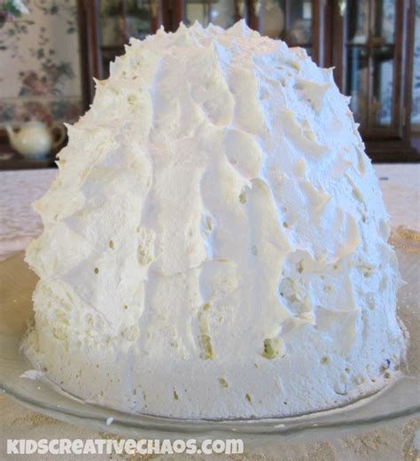 Mock Baked Alaska Cake Recipe - Adventures of Kids Creative Chaos