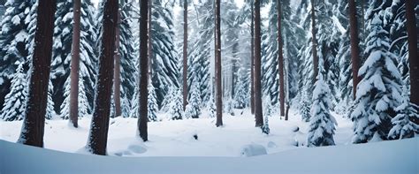 Winter Snow Landscape Trees Free Stock Photo - Public Domain Pictures