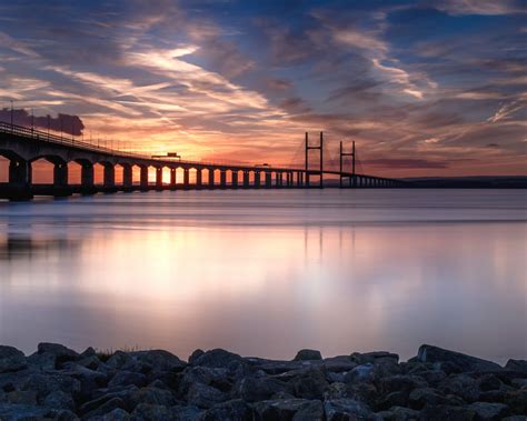 Severn Bridge during sunset | itkapp | Flickr