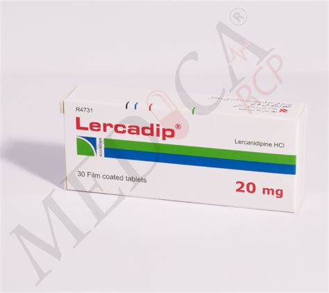 Medica RCP |Lercadip 20mg | Indications | Side Effects | Composition ...