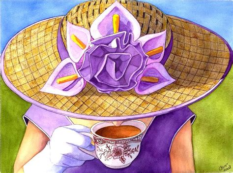 Tea Party Painting by Catherine G McElroy - Tea Party Fine Art Prints ...