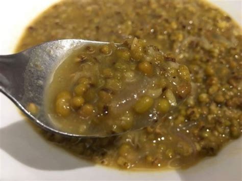 Mung Bean Soup In Instant Pot - Monggo Bean Dal Soup