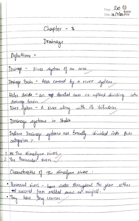 SOLUTION: Class 9 drainage system of india notes - Studypool