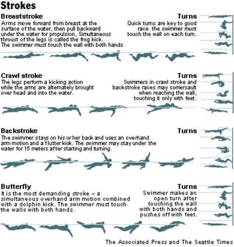 A Closer Look At Different Swimming Strokes | hubpages