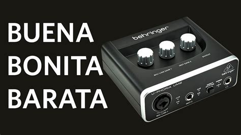 BEHRINGER U- PHORIA UM2 TEST - REVIEW EN ESPAÑOL - YouTube