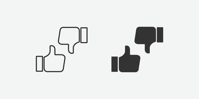 Like Dislike Vector Art, Icons, and Graphics for Free Download