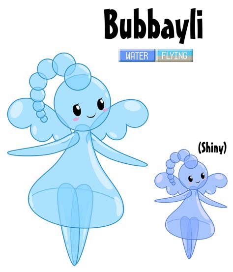 Bubbayli (Fakemon Water Starter) by Reitanna-Seishin on DeviantArt