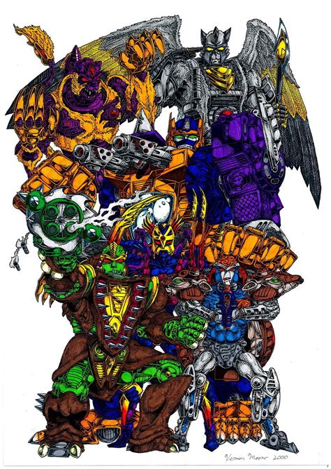 Beast Wars Maximals Color by ven0n Transformers Characters, Transformers Optimus Prime ...