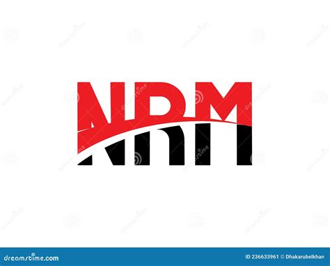 NRM Letter Initial Logo Design Vector Illustration Stock Vector ...