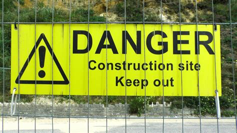 Construction Site Keep Out Sign Free Stock Photo - Public Domain Pictures