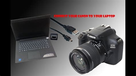 How to connect canon eos 4000D camera to laptop for live view shoot | Canon T100 to laptop via ...