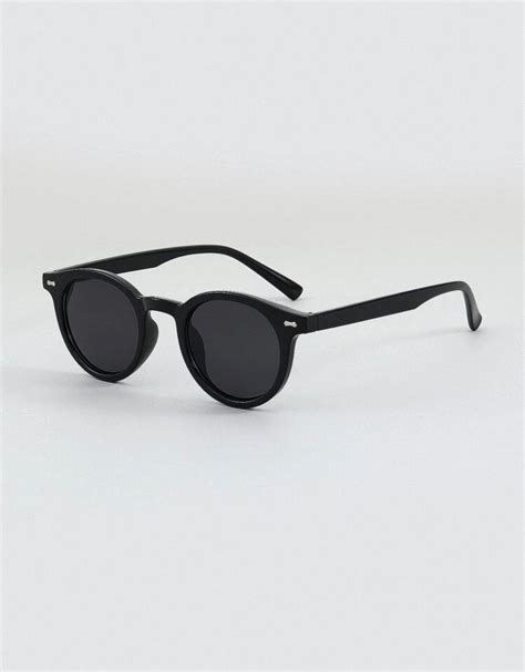 Round Vintage Sunglasses in black – Garmisland