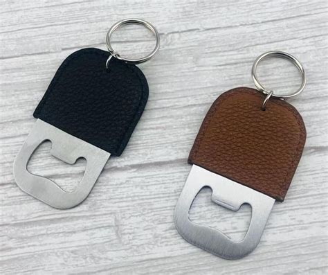 Leather Bottle Opener Keychain - Blanks Outlet