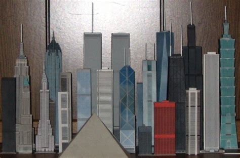 THE place for free build-it-yourself model skyscrapers. | Paper models, Paper crafts, Printable ...