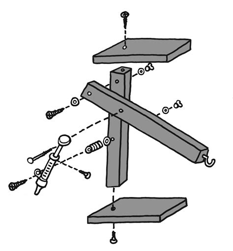 Wooden Hydraulic Arm