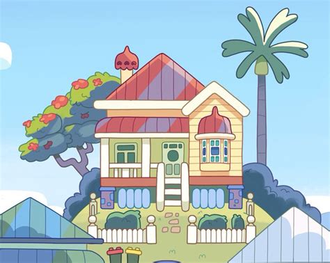 The Heeler Family's House | Bluey Wiki | Fandom | Cartoon house, House cartoon, Heeler