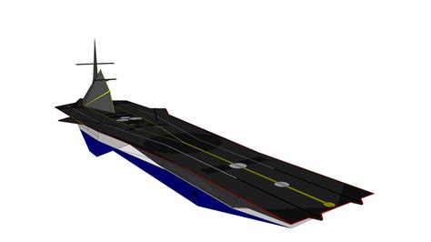 Futuristic Stealth Aircraft Carrier | 3D Warehouse