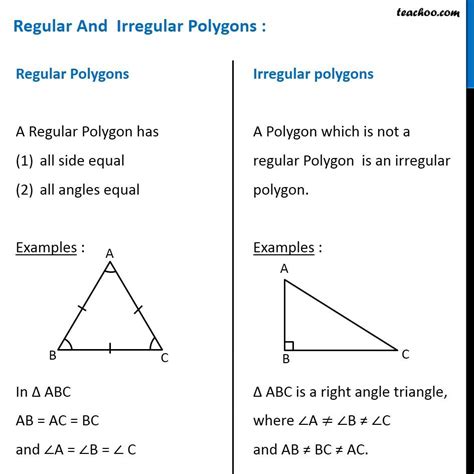 Regular and Irregular Polygons - Definition with Examples - Teachoo