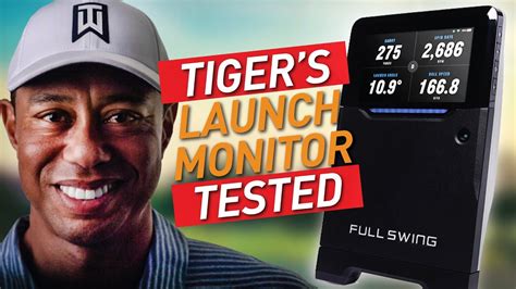 TESTING TIGER'S LAUNCH MONITOR - Full Swing Kit Review - YouTube