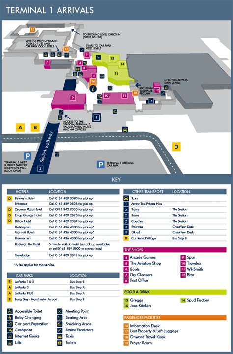 Manchester Airport Terminal 1 Floor Plan | Viewfloor.co