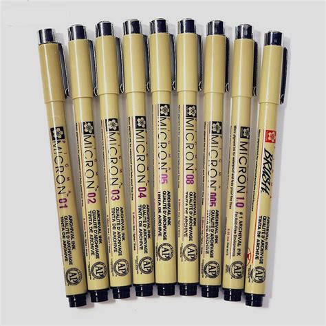 Waterproof Smooth Fine liner Pigma Micron Pen Drawing Marker Draw ...