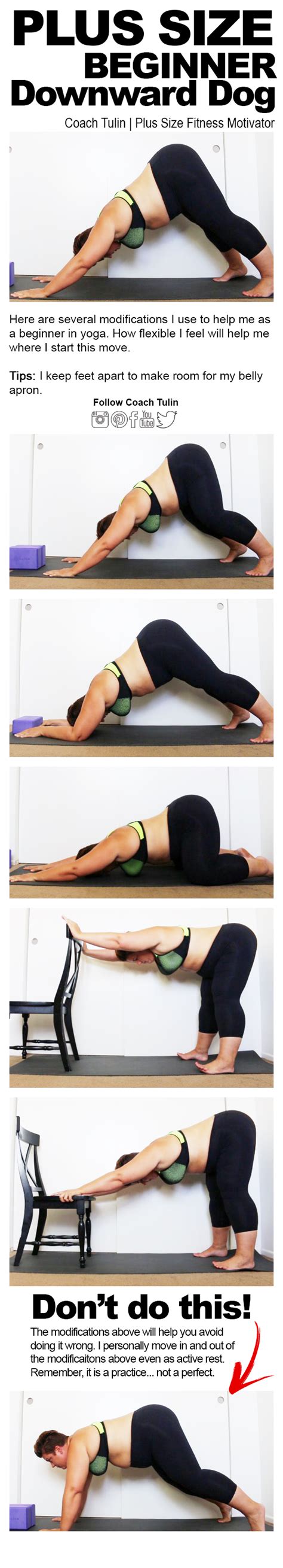 As a plus size beginner in yoga, modifications are necessary. I ...