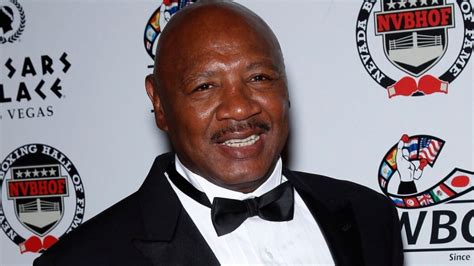 Marvelous Marvin Hagler, former undisputed middleweight boxing champion ...