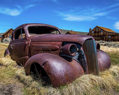 Old rusty car at Bodie Photograph by William Krumpelman - Fine Art America