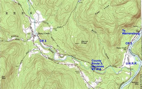 NY Route 28: Central Adirondack Trail: Stony Creek in Warren County