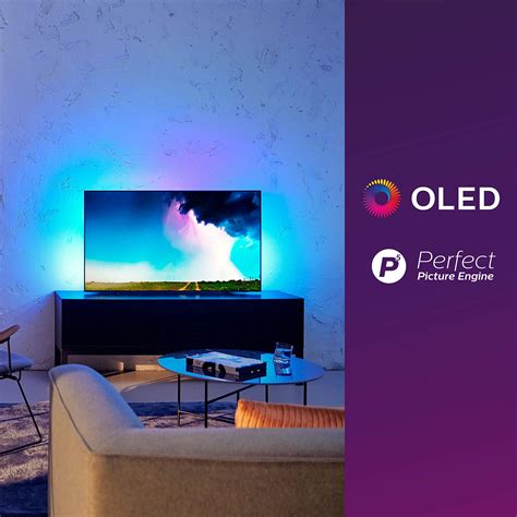 Philips TV Ambilight 55OLED754/12 TV 55 inch OLED Smart TV (4K UHD, P5 Perfect Picture Engine ...