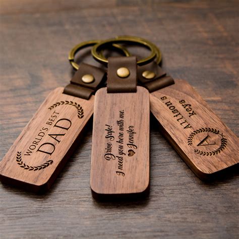 Engraved Wood Key Chain – MUUJEE