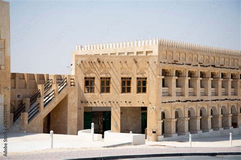 Traditional Arabic Architecture - Qatar Stock Photo | Adobe Stock