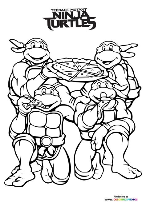 Teenage Mutant Ninja Turtles 2022 Michelangelo Black And White