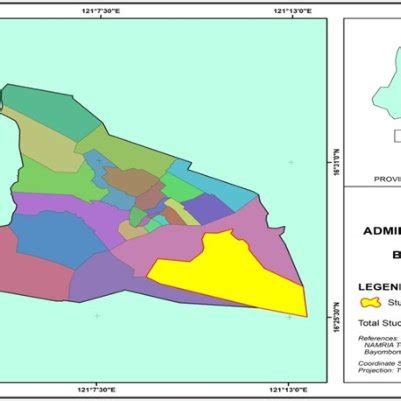 Administrative map of Bayombong, Nueva Vizcaya indicating the research... | Download Scientific ...