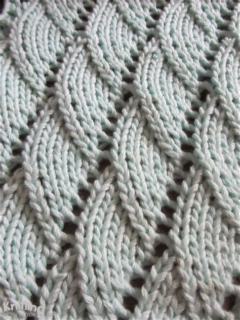 Overlapping Waves 🔅 Knitting Stitch Patterns