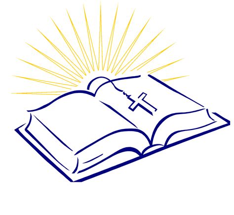 Picture Of Open Bible Clipart