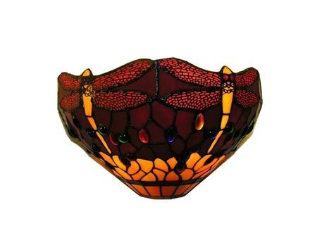 Warehouse of Tiffany Tiffany-style Dragonfly Wall Lamp, Multi | Decorative bowls, Hanging lights ...