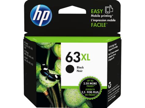 HP 63XL High Yield Black Original Ink Cartridge F6U64AN#140