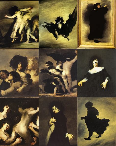 One of Francisco Goya's Black Paintings | Stable Diffusion