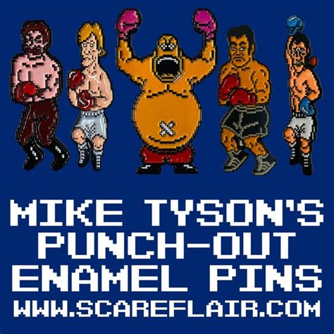 Mike Tysons Punch-out Enamel Pins Soda Popinski Mr. Sandman - Etsy ...