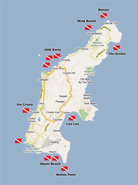 Saipan Village Map