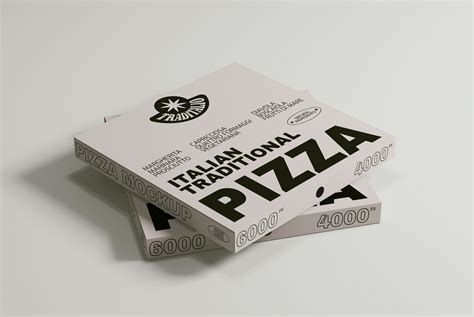 Pizza Box Mockup - Design Cuts