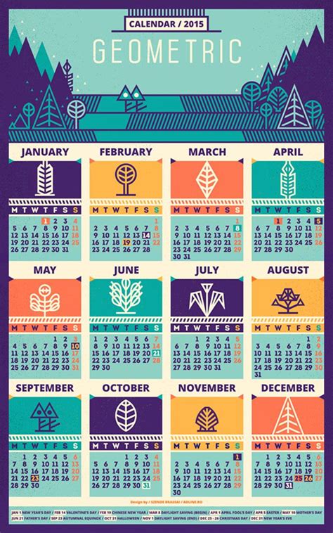 Cool Calendar Designs – Coverletterpedia