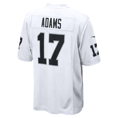 Davante Adams Las Vegas Raiders Nike Game Jersey – White | Crawford's Gift Shop