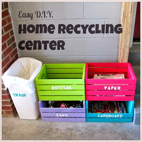 Ideas for Home Recycling Bins and Containers: Where to Place Them ...