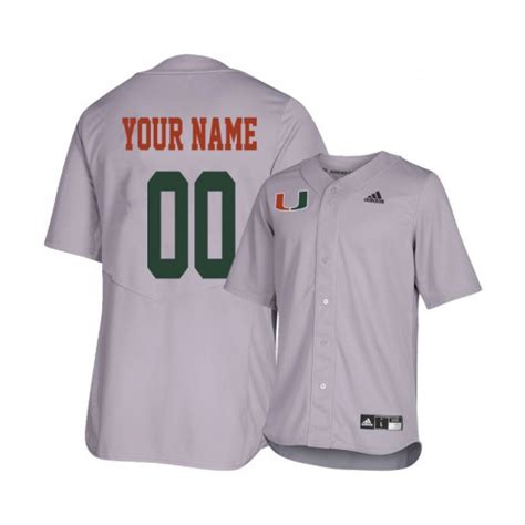 Miami Hurricanes Custom Jersey, Hurricanes Customized Uniforms