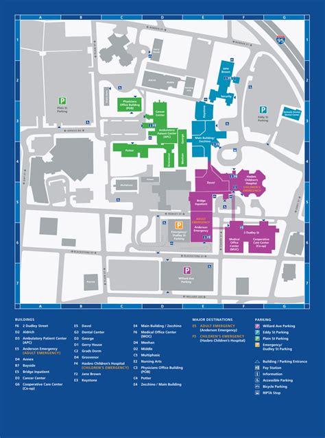 Rhode Island Hospital Maps and Directions | Lifespan